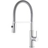 Grifo cocina alto con caño flexible monomando cromado