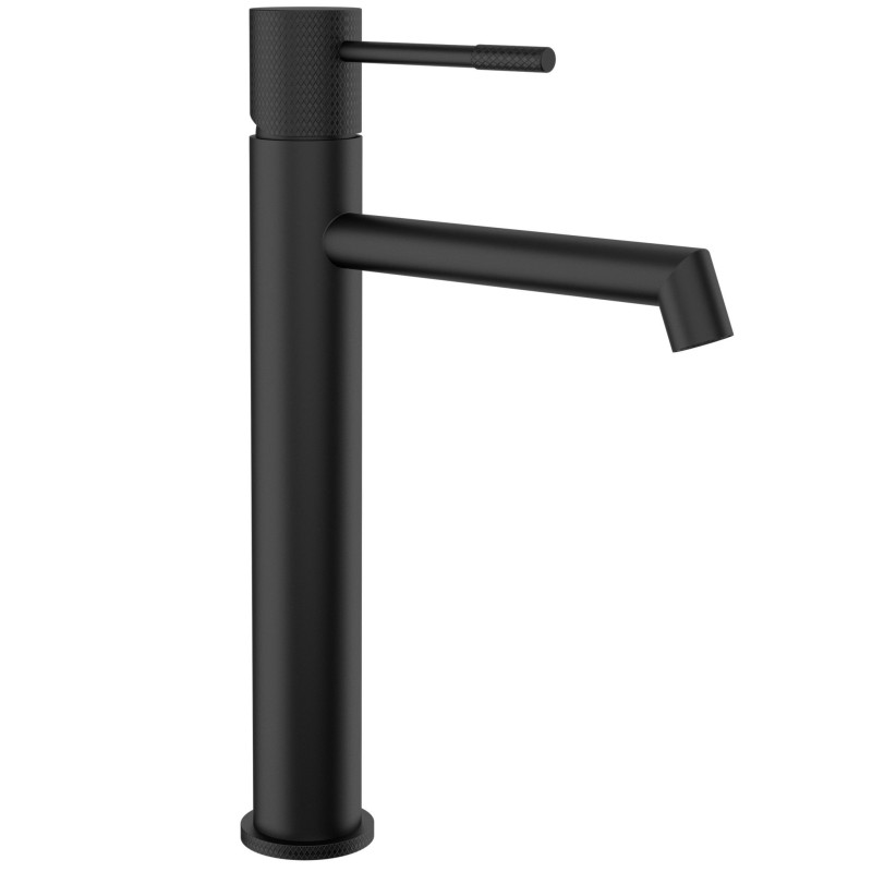 Grifo lavabo alto acabado maneta luxury monomando negro mate