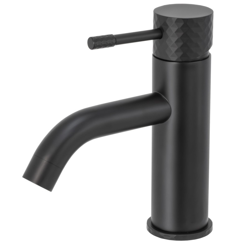 Grifo de lavabo monomando maneta luxury negro mate