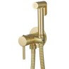 Grifo de bidet empotrado redondo oro mate cepillado Serie Guadiana