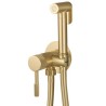 Grifo de bidet empotrado acabado luxury oro mate