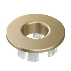 Embellecedor rebosadero  lavabo color oro mate