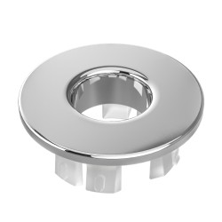 Embellecedor rebosadero  lavabo color cromado