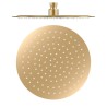 Rociador oro mate 30cm redondo acero inox 304