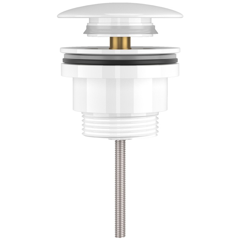 Tapón blanco para lavabo válvula click clack Tapón blanco para lavabo válvula click clack