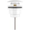 Tapón blanco para lavabo válvula click clack