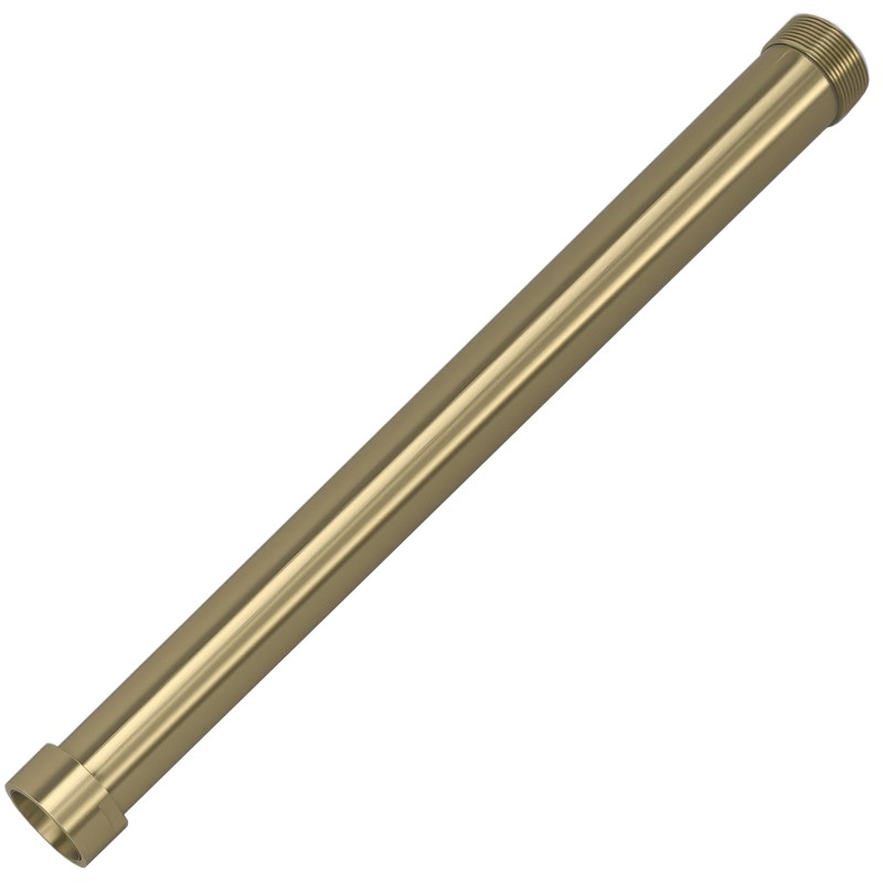 Tubo alargador ducha dorado cepillado 30 cm Tubo alargador ducha dorado cepillado 30 cm