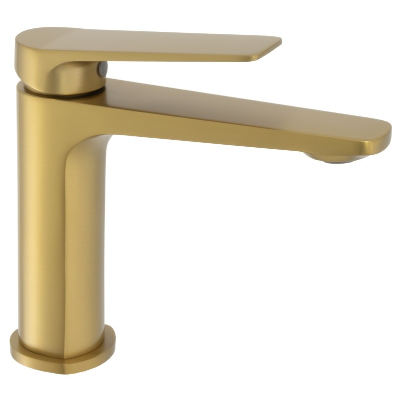 Grifo de lavabo monomando oro mate serie Valdivia