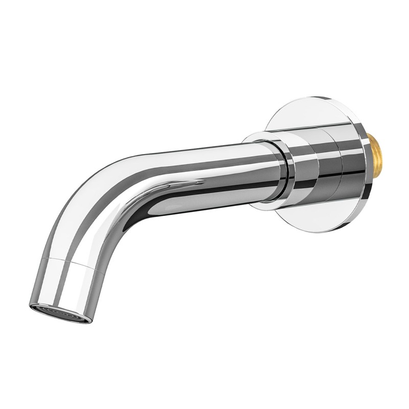 Caño 15cm redondo rosca cromado 1/2