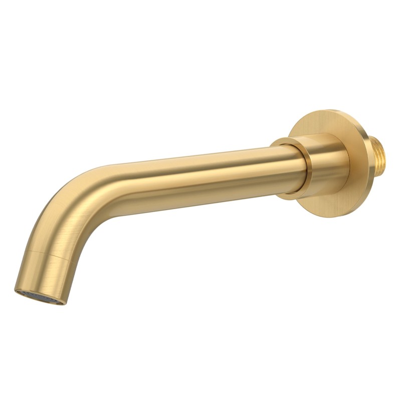 Caño 21cm redondo en oro mate