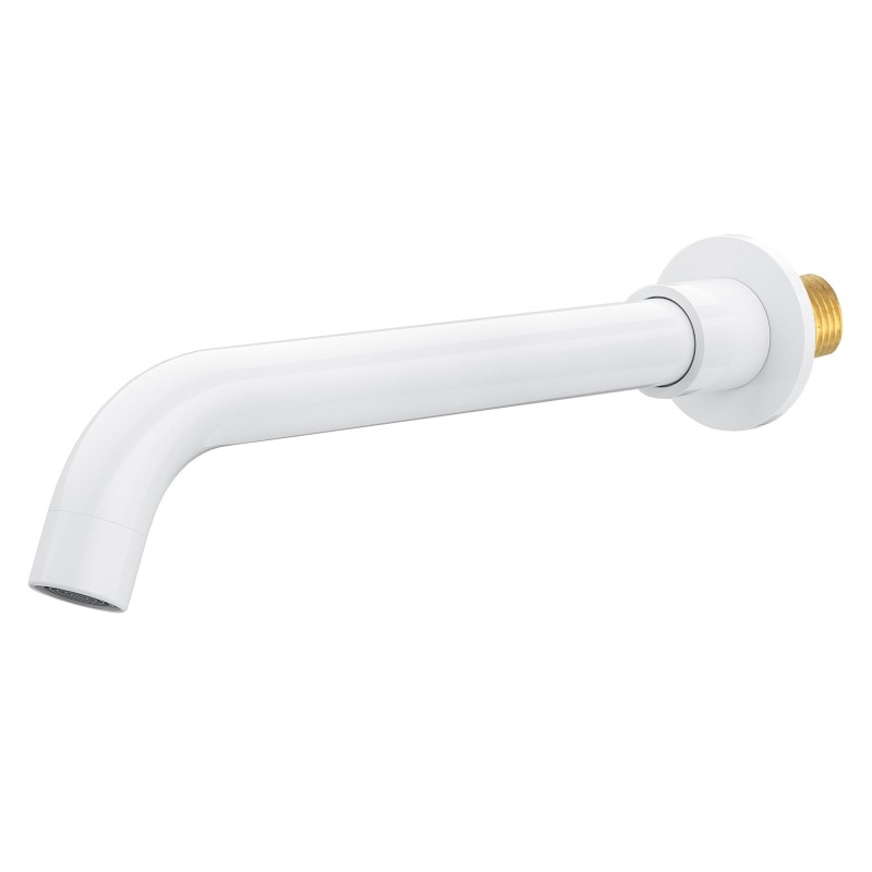 Caño 26cm redondo blanco