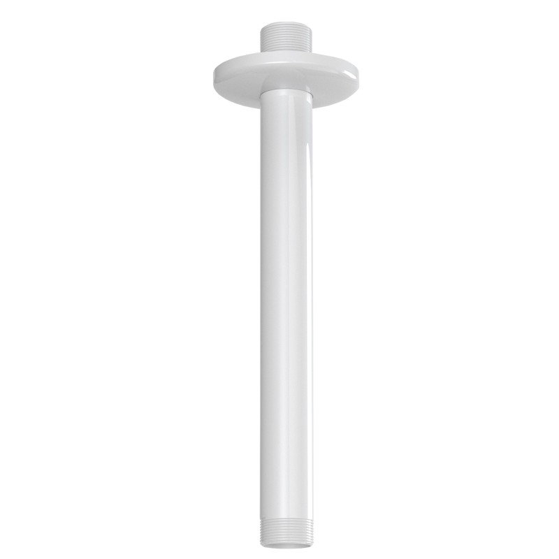 Soporte a techo redondo blanco